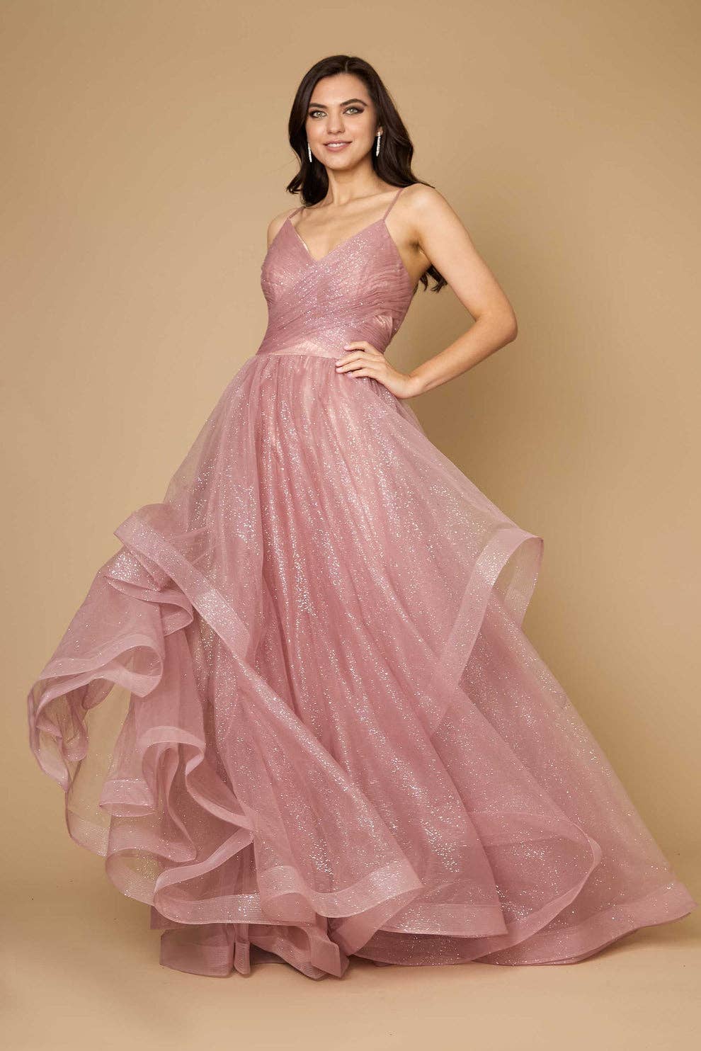 Long Formal Ball Gown Wholesale: Periwinkle / 18