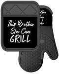 This Brotha Sho' Can GrilOven Mitt and Pot Holder Set