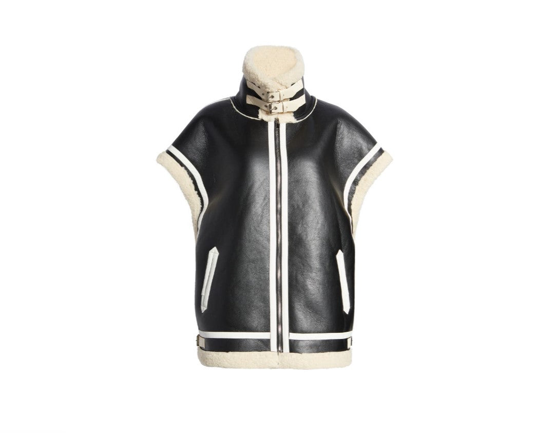 Felix Faux Leather Vest